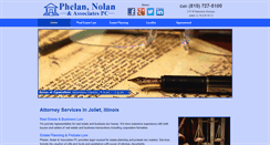 Desktop Screenshot of phelannolanlaw.com